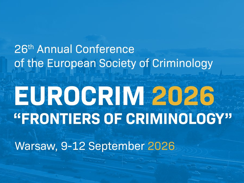26th Annual Conference of the European Society of Criminology (EUROCRIM)